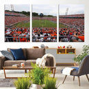 Virginia Cavaliers Football Team Print - Charlottesville Scott Stadium Print Wall Art Canvas by MyGreatCanvas | Canvas Wall Art Prints | Photo Prints & Wall Decor