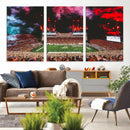 Virginia Tech Hokies Football Team Print - Blacksburg Lane