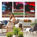 Virginia Tech Hokies Football Team Print - Blacksburg Lane