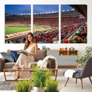 Wisconsin Badgers Football Team Print - Madison Camp Randall