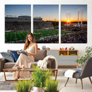 Demon Deacons Football Team Print Canvas- Winston-Salem