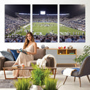 Brigham Young University Cougars Football Print Canvas -