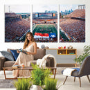 University of Texas Longhorns Football Team Canvas Print -