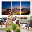 Wolfpack Football Team Wall Art Print - Raleigh