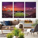 East Carolina University Pirates Football Print Canvas-