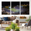 Duke University Blue Devils Football Print Canvas - Durham