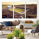 University of Kansas Jayhawks Football Team Print - Lawrence by MyGreatCanvas | Canvas Wall Art Prints | Photo Prints & Wall Decor