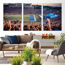 University of Kansas Jayhawks Football Team Art Print - by MyGreatCanvas | Canvas Wall Art Prints | Photo Prints & Wall Decor