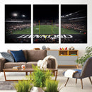 Cincinnati Bearcats Football Team Print - Nippert Stadium by MyGreatCanvas | Canvas Wall Art Prints | Photo Prints & Wall Decor