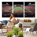 Oklahoma State Cowboys Canvas Print, Football Team Print -