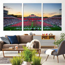 NC State Wolfpack Football Team Print Wall Art - Raleigh