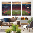 Framed Arizona Wildcats Football Team Print - Tucson Arizona by MyGreatCanvas | Canvas Wall Art Prints | Photo Prints & Wall Decor