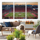 Arizona Wildcats Football Team Print - Tucson Arizona by MyGreatCanvas | Canvas Wall Art Prints | Photo Prints & Wall Decor