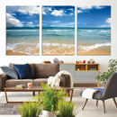 Sea View From the Beach Canvas Print