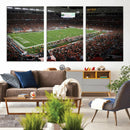 Miami Hurricanes Football Team Print Canvas- Miami Hard Rock by MyGreatCanvas | Canvas Wall Art Prints | Photo Prints & Wall Decor