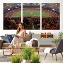 Syracuse University Orange Football Canvas Print, Football