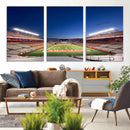 Rutgers Scarlet Knights Football Team Print - Piscataway SHI by MyGreatCanvas | Canvas Wall Art Prints | Photo Prints & Wall Decor
