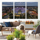 The Louisiana State University Tigers Football Team Print -