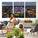The Louisiana State University Tigers Football Team Print -