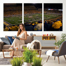 West Virginia Uni Mountaineers Football Team Print - Milan
