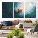 Powerful Jesus Canvas Print - Hand of Salvation,