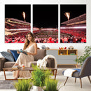 Oregon State Beavers Football Team Print - Corvallis Reser