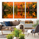 Forest Reflection Art | Autumn Forest Reflection Wall Art | by MyGreatCanvas | Canvas Wall Art Prints | Photo Prints & Wall Decor