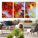 Red Leaves Autumn Forest Wall Art Canvas, Red Leaves Autumn by MyGreatCanvas | Canvas Wall Art Prints | Photo Prints & Wall Decor