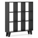 9-Cube Bookcase with 6 Removable Shelves and Raised Support Feet by LJGDeals