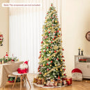 6/7.5/9 FT Artificial Christmas Tree with Warm-White LED Lights by LJGDeals