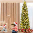 6/7.5/9 FT Artificial Christmas Tree with Warm-White LED Lights by LJGDeals