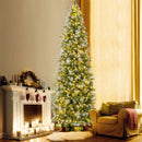 6/7.5/9 FT Artificial Christmas Tree with Warm-White LED Lights by LJGDeals