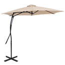 9 FT Cantilever Umbrella with Cross Base and Crank Handle