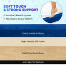 9 FT Folding Gymnastics Balance Beam with Anti-slip Base and Pine Wood Frame by LJGDeals