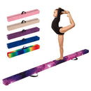 9 FT Folding Gymnastics Balance Beam with Anti-slip Base and Pine Wood Frame by LJGDeals