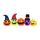 9 Feet Inflatable Pumpkin Patch Family with Built-in LED Lights and Witch Hats by LJGDeals