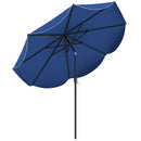 9 FT Patio Umbrella with Crank Handle and Push Button Tilt by LJGDeals