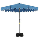 9 Feet Patio Umbrella with Weighted Base and Sandbags by LJGDeals