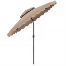 9 Feet Patio Umbrella with Push Button Tilt and Crank by LJGDeals