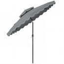 9 Feet Patio Umbrella with Push Button Tilt and Crank by LJGDeals