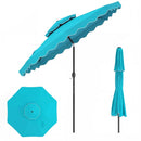 9 Feet Patio Umbrella with Push Button Tilt and Crank by DirectDeals
