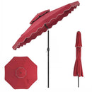 9 Feet Patio Umbrella with Push Button Tilt and Crank by LJGDeals