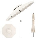 9 Feet Patio Umbrella with Push Button Tilt and Crank by LJGDeals