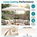 9 Feet Patio Umbrella with Push Button Tilt and Crank by DirectDeals