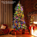 7.5 Feet Pre-Lit Artificial Christmas Tree with Warm White LED Lights by DirectDeals