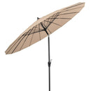 9 Feet Round Patio Umbrella with 18 Fiberglass Ribs by LJGDeals
