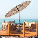 9 Feet Round Patio Umbrella with 18 Fiberglass Ribs by LJGDeals