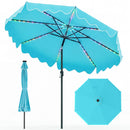9 Ft Solar Patio Umbrella with LED Lights by LJGDeals