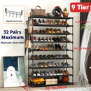 Multi Layers - Shoe Rack Organizer Column Storage Shelf Entryway w/ Hooks by 2Dropme