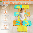 9 Pieces Interlocking Foam Puzzle Floor Mat with 3 Marker Discs by LJGDeals